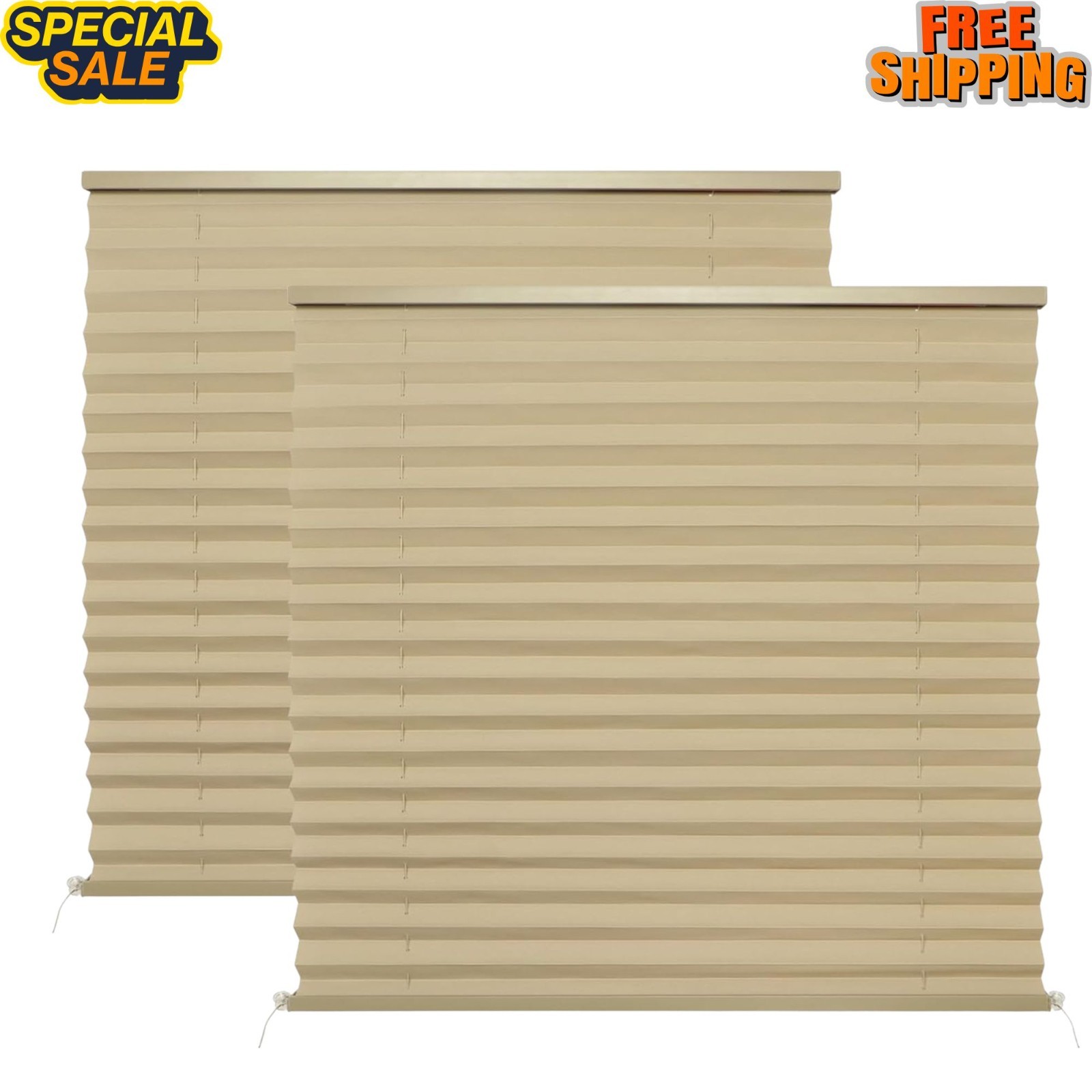 NEW 2 Pack RV Pleated Blinds Shades 26×24 Inch RV Window Shades for Camper