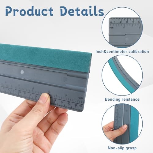 3 Pcs Vinyl Squeegee Tool Large Size Car Window Tint Installation Tool Felt