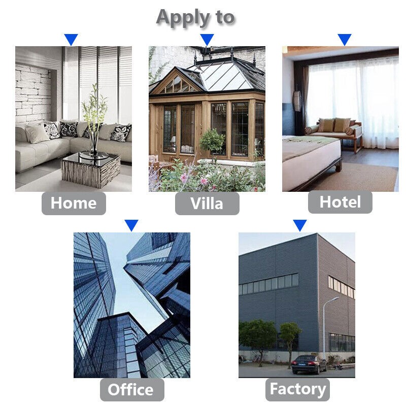 Reflective One Way Mirror Tint Privacy Window Film For Home Office Slide Door