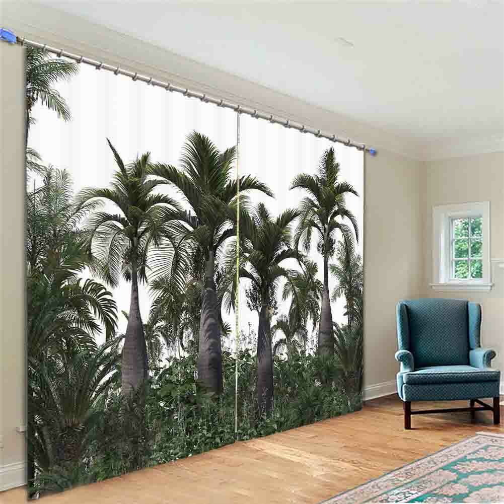 Qualification Hazard 3D Curtain Blockout Photo Printing Curtains Drape Fabric