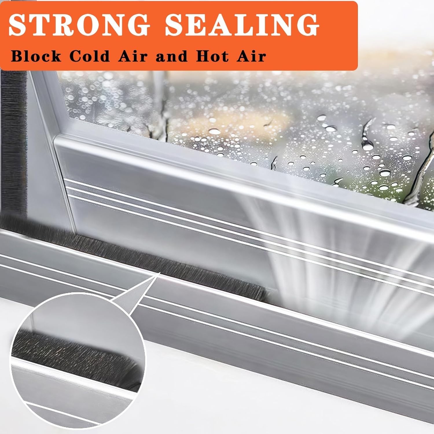 40FT Self-Adhesive Weather Stripping for Doors and Windows, Insulation Soundp…
