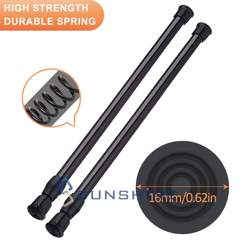 Spring Tension Curtain Rod For Window Kitchen Bathroom Cabinet Adjustable Length