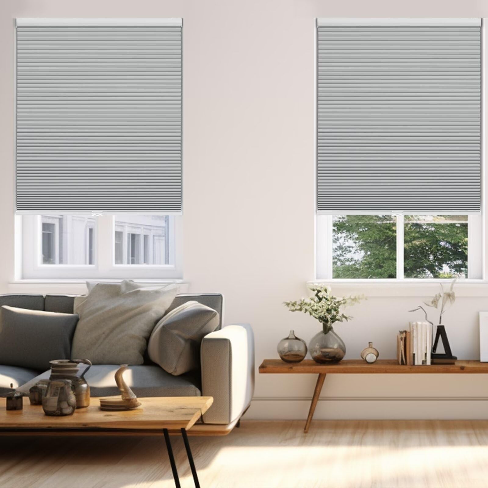 Changshade Blackout Cordless Cellular Shades Windowshoneycomb Blinds Thermal