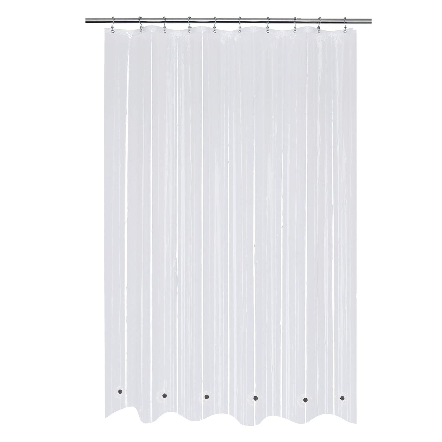 Mrs Awesome 60×72 Shower Curtain Liner 60″W x 72″L (Pack of 1), 1a. Clear