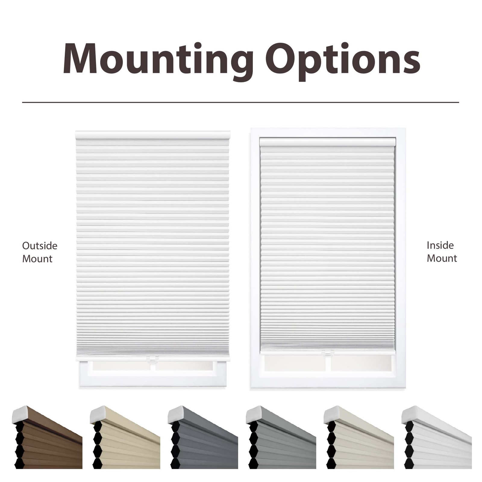 Dez Furnishings Cordless 1.5 Blackout Cellular Shade Energy Saver 20.5 W X 48 H