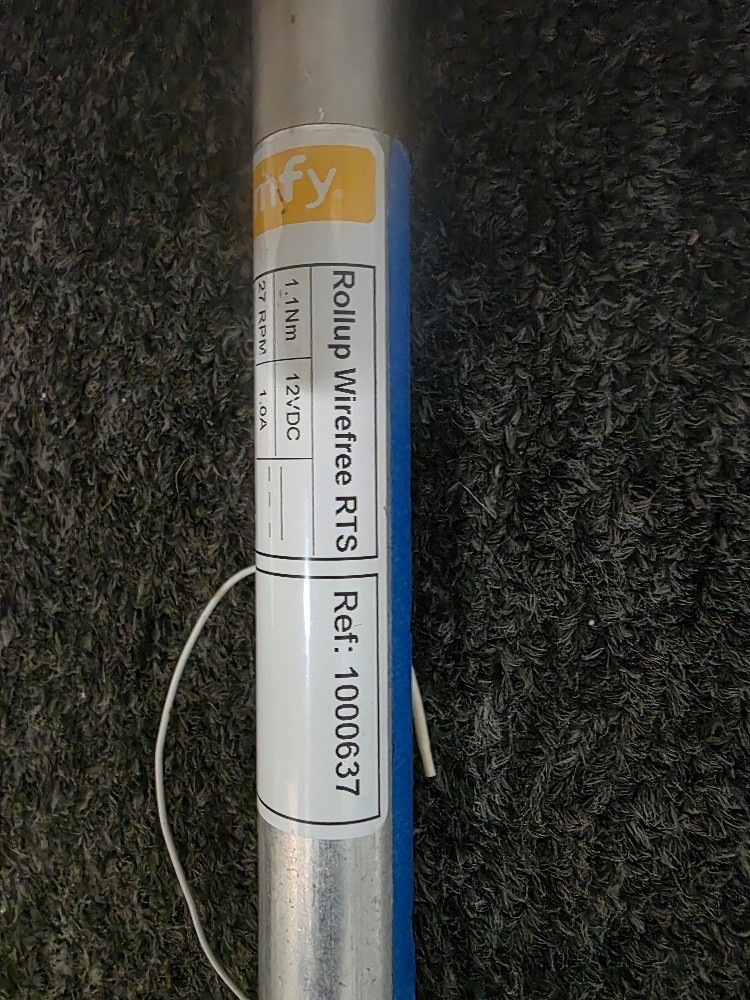 SOMFY RTS ROLL UP WireFree 1001683 OR 10000637 1.1Nm 12VDC 27 RPM 1.0A