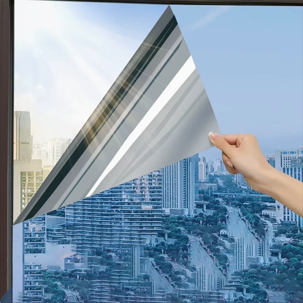 One Way Mirror Tint Window Film Privacy Protect UV Reflective Sun Block For Car