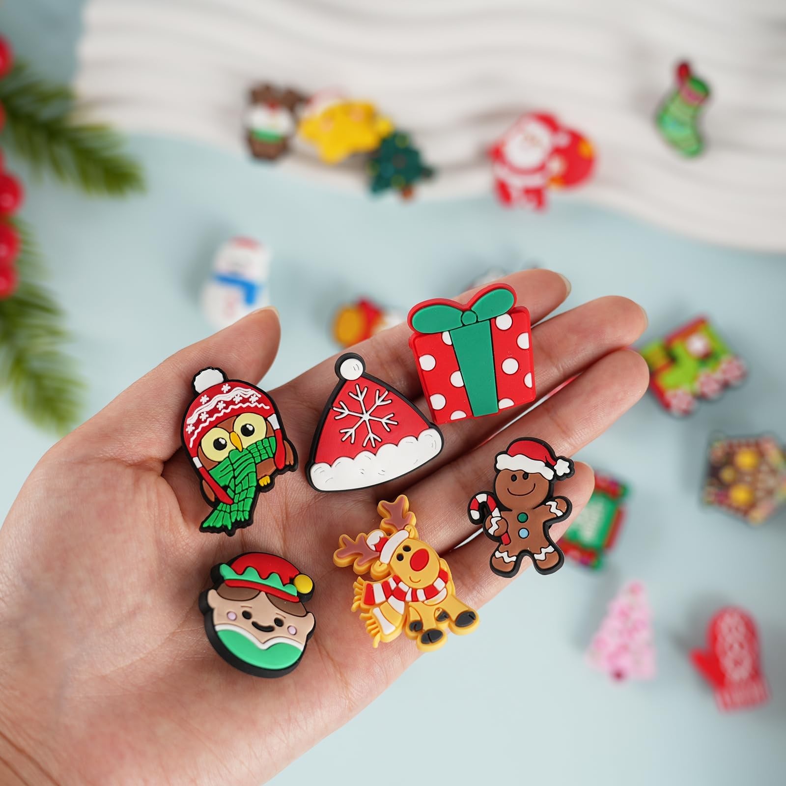 Advent Calendar 2025 Shoe Charms for Kids Boys Girls 24 Days Christmas Countdown