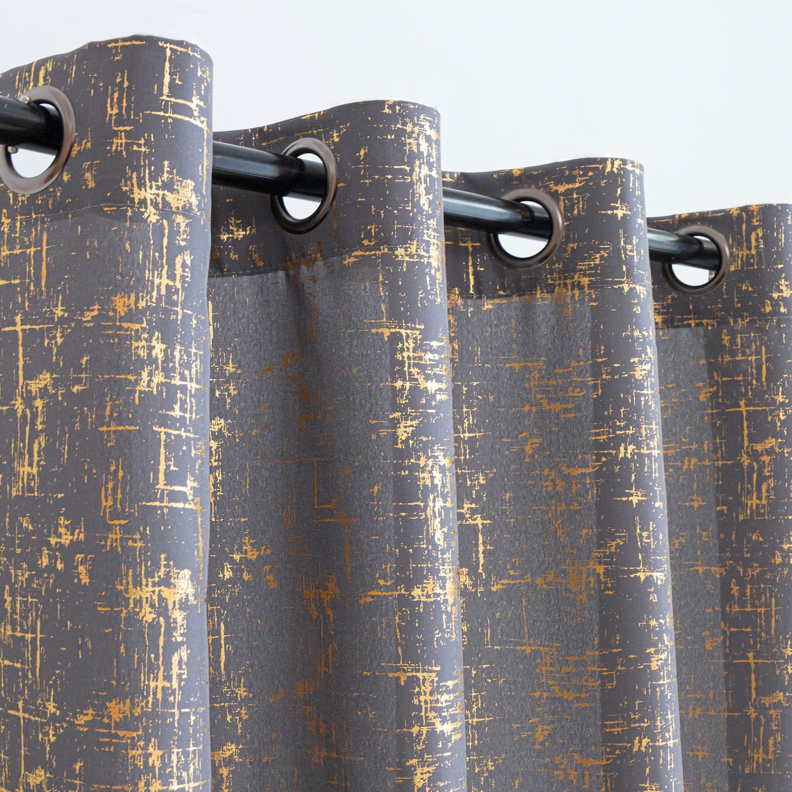 Taisier Home Soft Glittering Geometric Dots Curtains 108 – Luxury Drapes