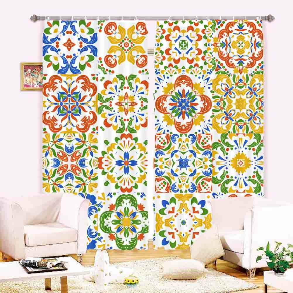 Beautiful Petaled Flowers 3D Blockout Photo Print Curtain Fabric Curtains Window