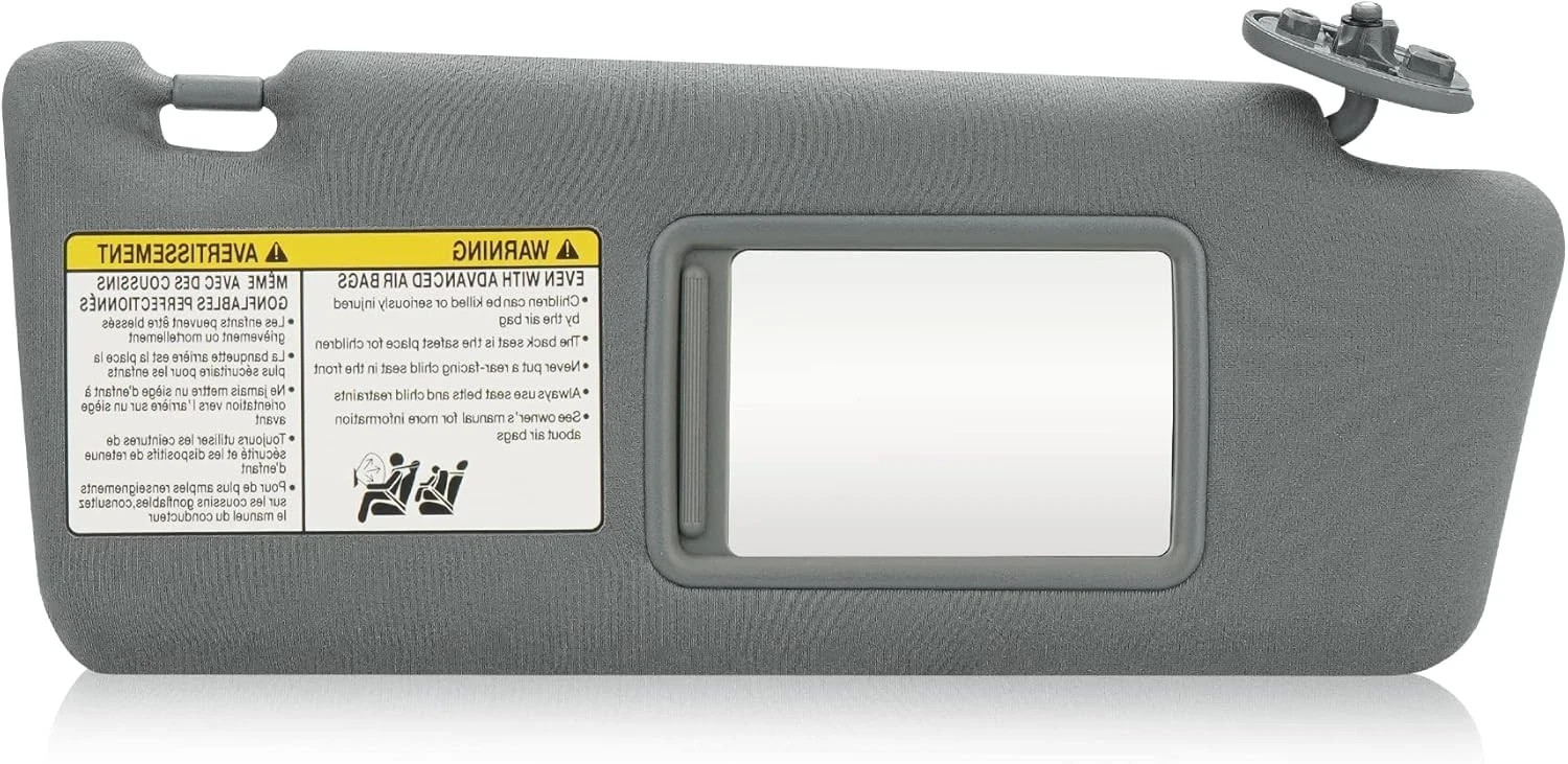 Right Passenger Side Sun Visor Fit for Tacoma 2005 2006 2007 2008 2009 2010 2011