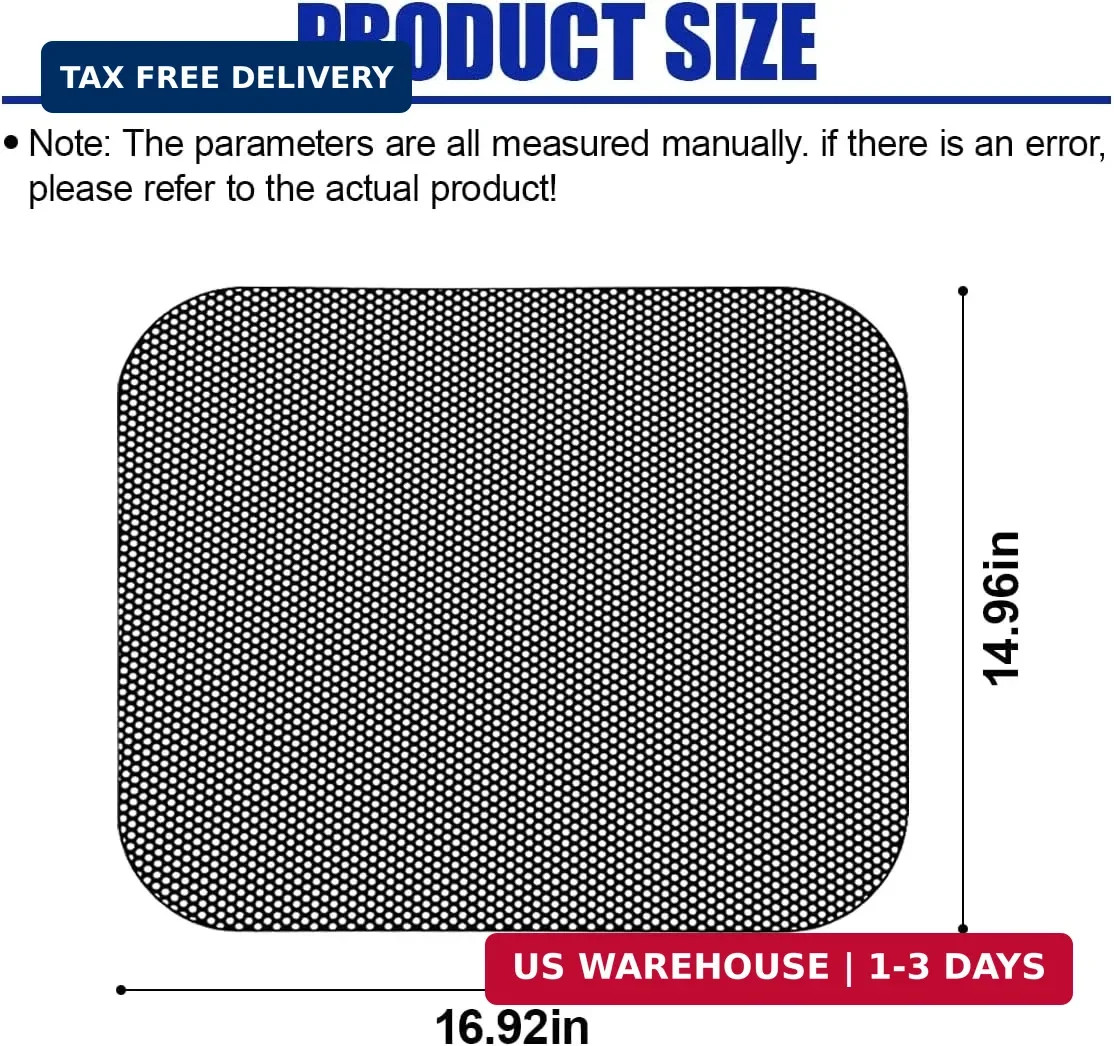 4PCS Car Side Window Sunshade – Reusable Washable Static Cling Film Car Window S