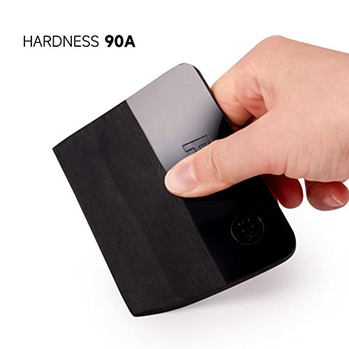 PPF Squeegee for Vinyl 90A Hardness Size Anti-Scratch TPU Rubber Medium Black