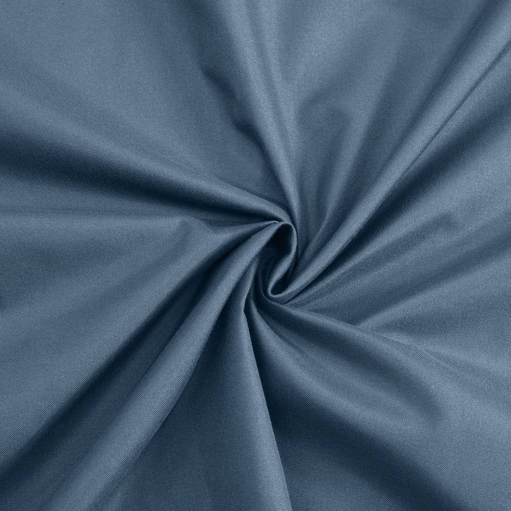 Prelude Slate Blue Polyester Smooth 40 In. W X 84 In. L Grommet Indoor Room Dark