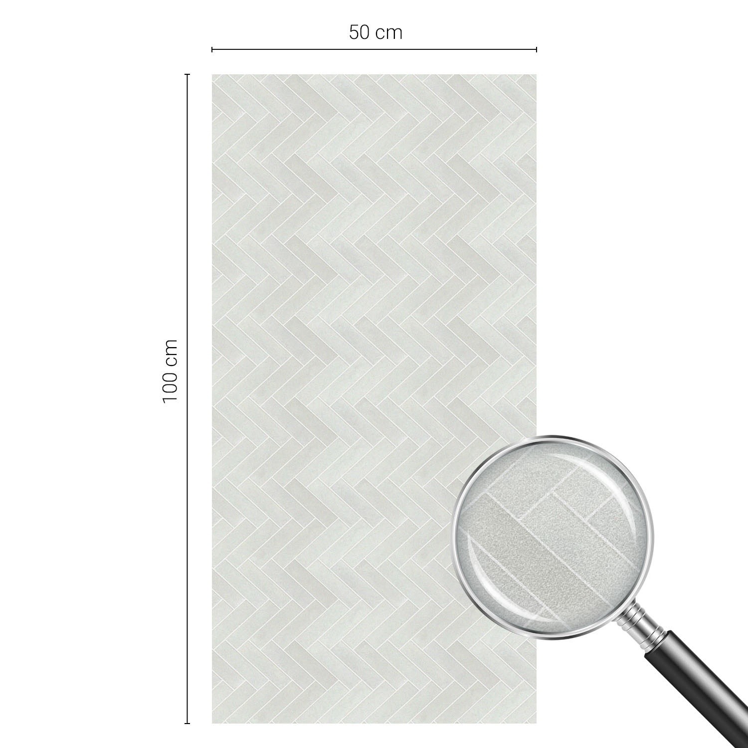 Satin Glass Effect for Bathroom Window Gray Herringbone Textures Gray