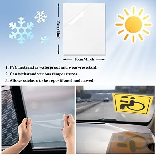 Windshield Sticker Applicator Static Cling Window Film Clear Car Window Sticker