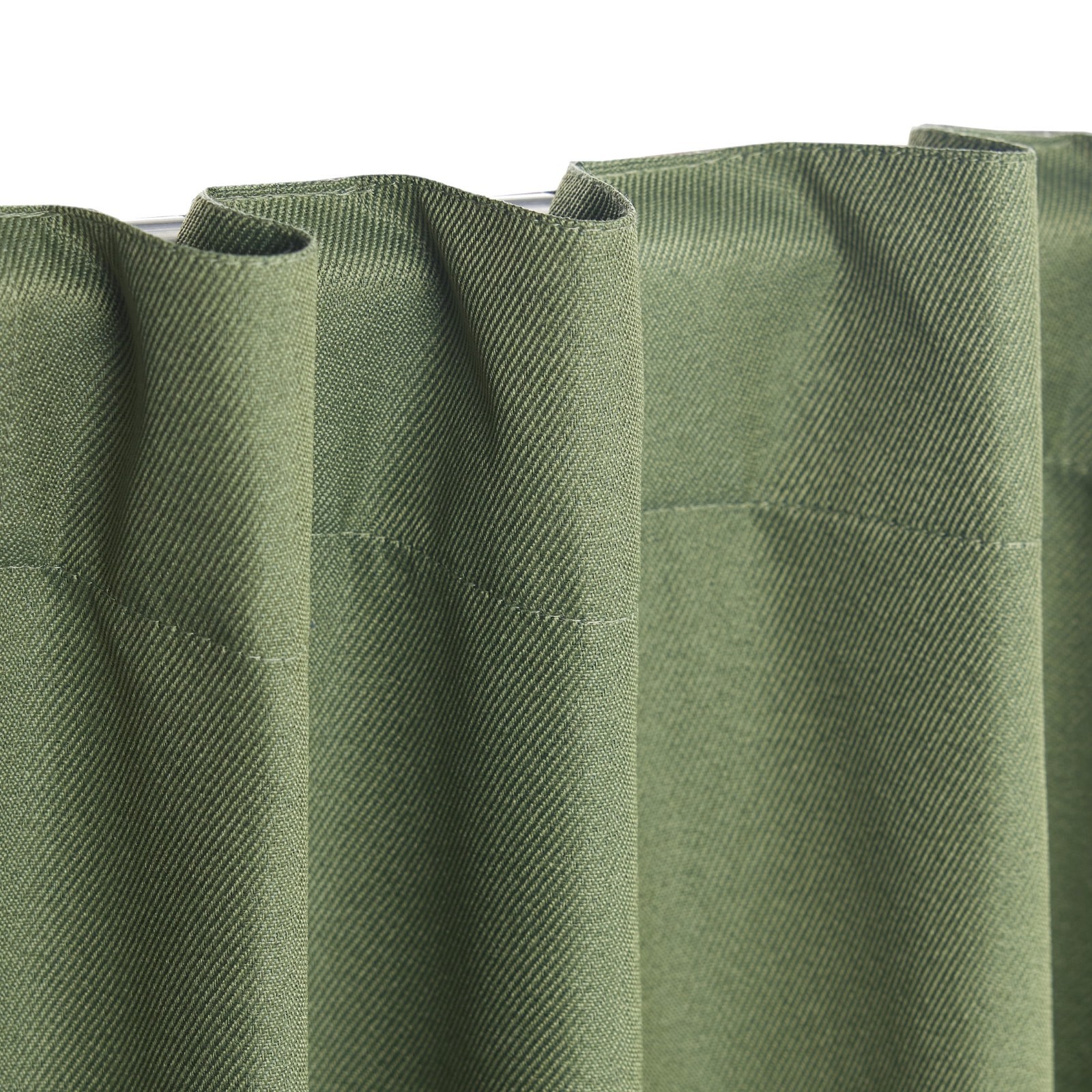 Solid Blackout Curtain Panel Pair Set of 2 30×95 Inches Rod Pocket Back Tab