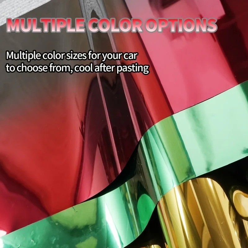 Car Window Tint Film 2-Color Gradients Film Windshield Sun Shade Heat & UV Block