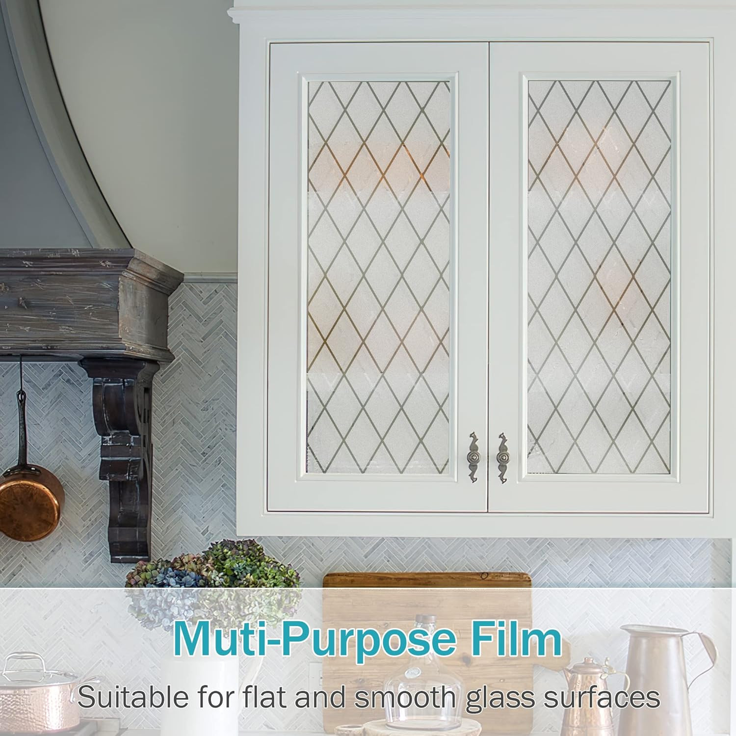 Lattice Frosted Window Film Window Privacy Film Static Cling Window Vinyl Opaque