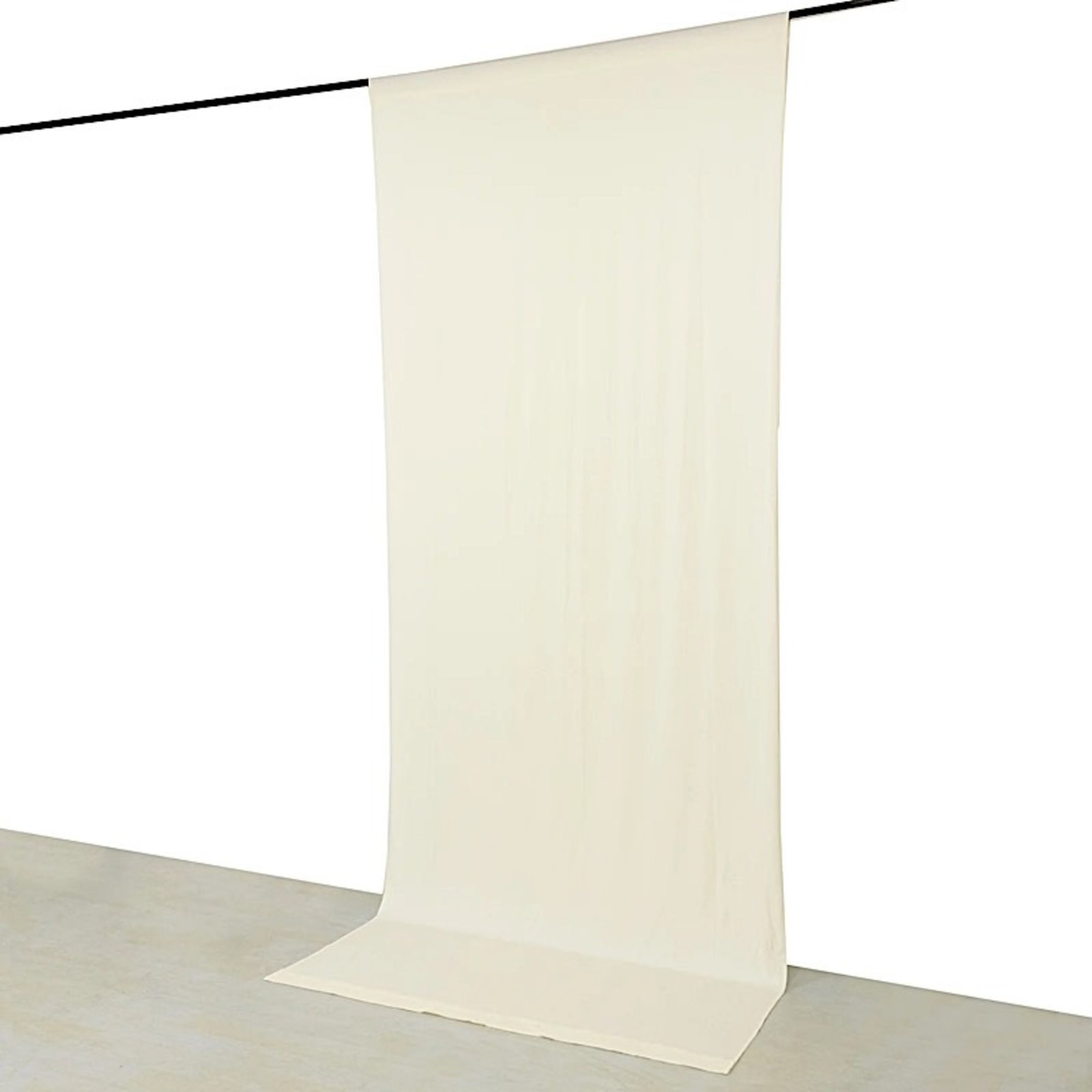 10 ft x 12 ftIVORY 4-Way Stretch Spandex Divider Backdrop Curtain Party Wedding