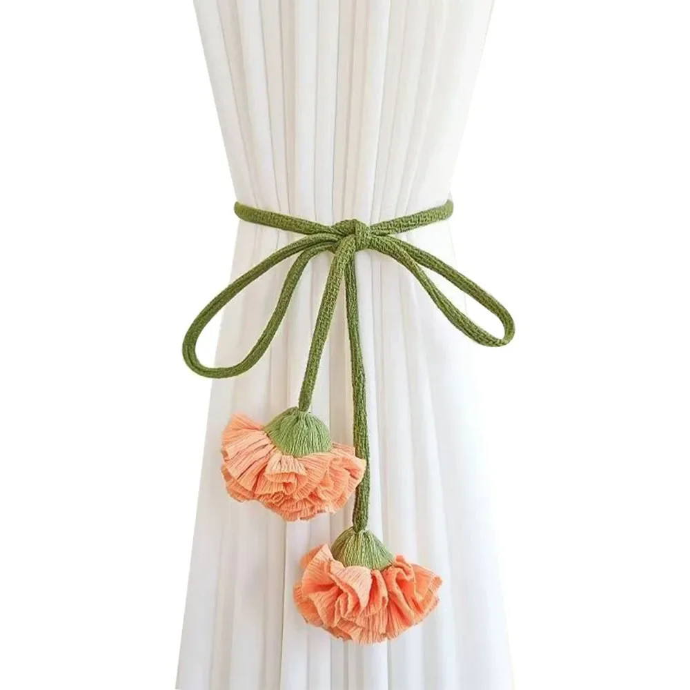 1Pc New Creative Flower Shape Curtain Tieback No Punching No Punching Window Cur
