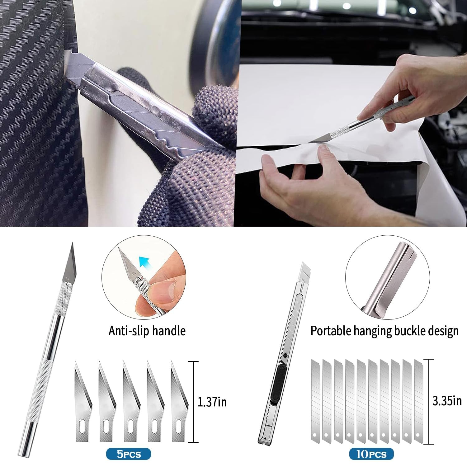 36 PCS Car Window Tint Kit – Vinyl Wrap Tools for Automotive Film Installation