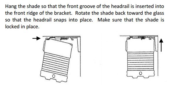 Mounting Bracket for Cellular Honeycomb and Pleated Shades With a 1 13/16″…