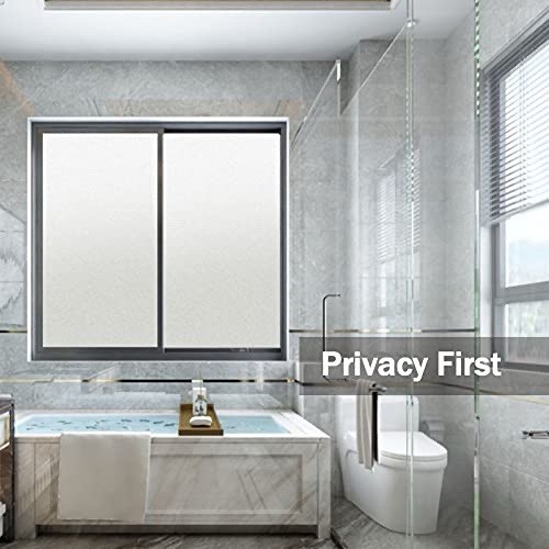 Instruban Frosted Window Privacy Static Cling Film, 23.6”x78.7” (3 Rolls)