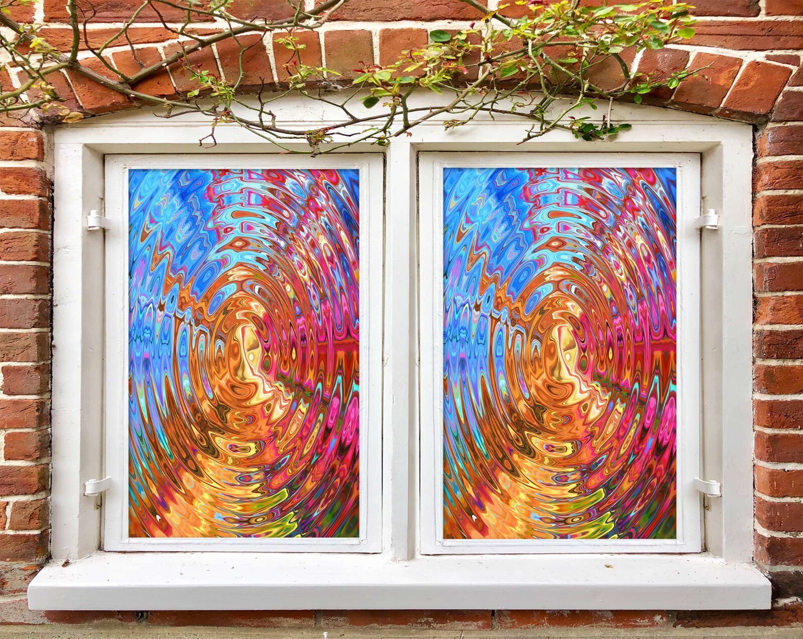 3D Water Ripple A903 Window Film Print Sticker Cling Stained Glass UV Sinsin