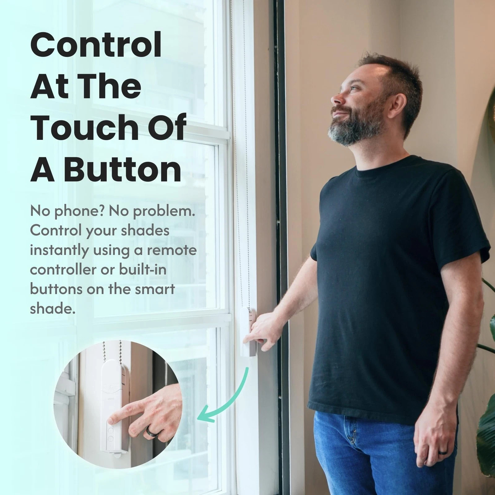 Aura Roller Smart Shade Driver Automate Existing Blinds | Works with Beaded NEW