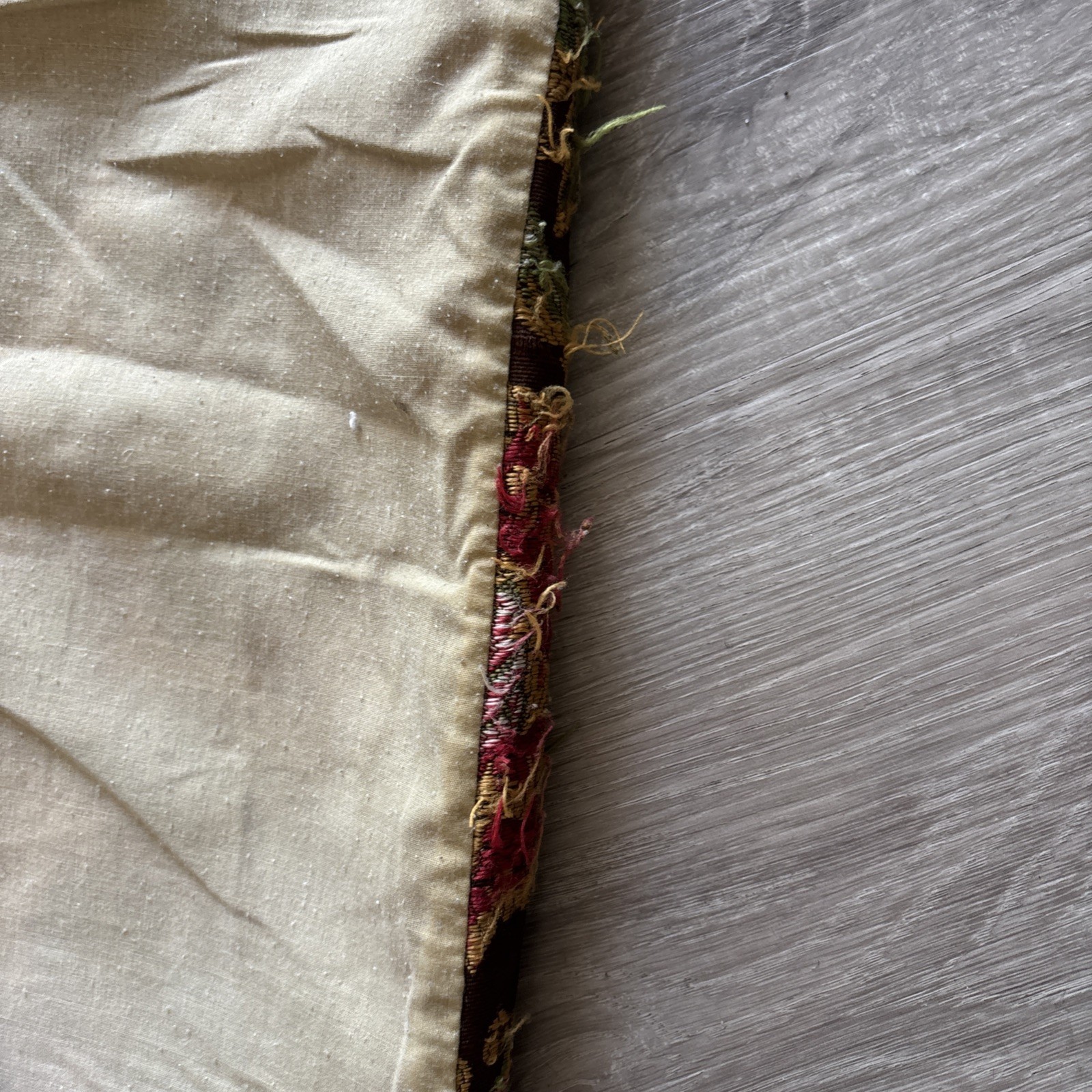 Vtg Pier 1 Floral Paisley Heavy Brocade Damask Lined Curtain Drapes Brown Multi