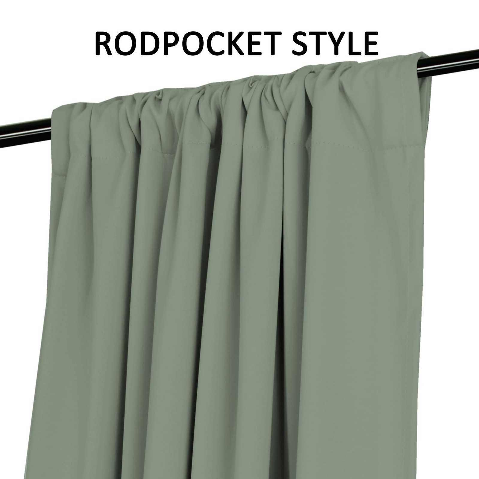 Turquoize Blackout Curtains Thermal Insulated Window Treatment Panels Rod