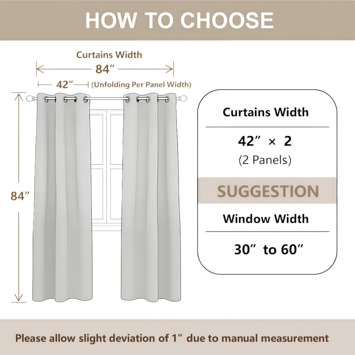 Brown Cowhide Window Curtains Western Black White Cow Print Curtains for Bedroom