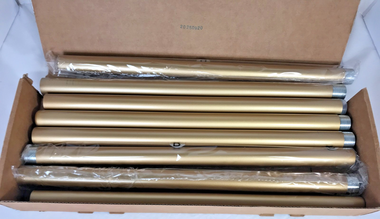 Curtain Rod Gold Finish Decorative Window & Door Hanging 30″-120″ New