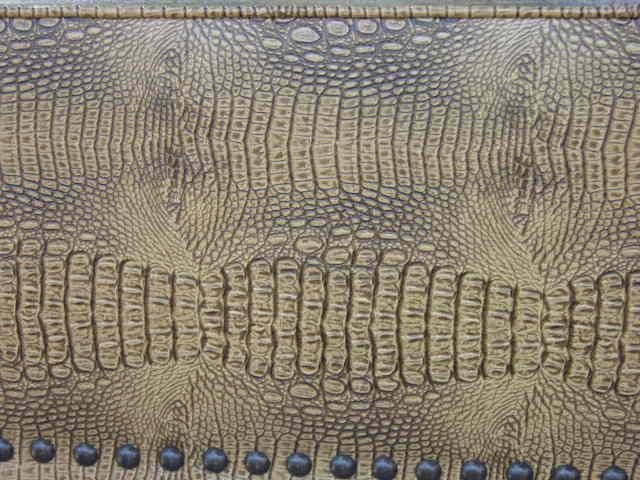 WIDOW TREATMENT UPHOLSTERED CUSTOM MADE CORNICE BOARD FAUX ALLIGATOR NAILHEAD