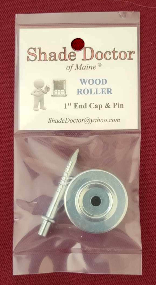 END CAP & PIN for 1 1/4″ WOOD ROLLER