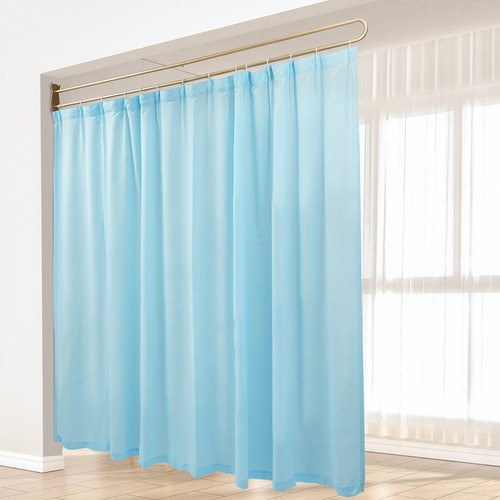 200cm U-Shape Room Divider Privacy Partition Curtain Privacy Protection Partitio