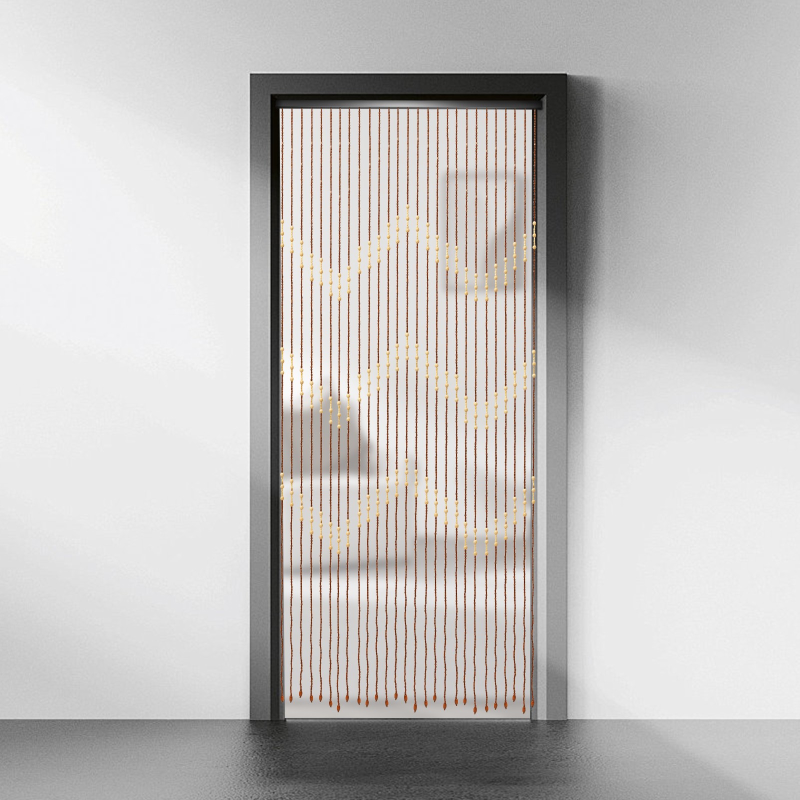 Bamboo Bead Curtain String Door Curtains Beaded Wooden Curtain Fit For Doorway