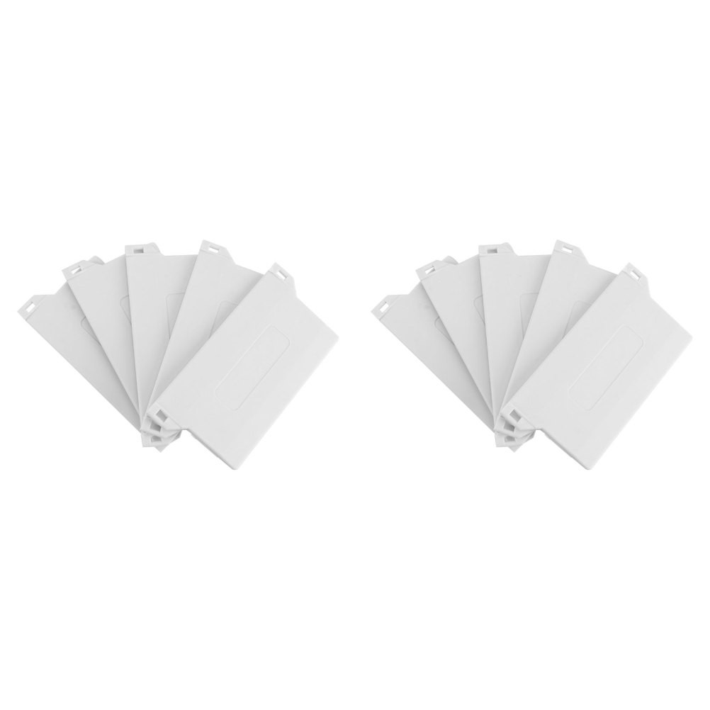 10Pcs Reusable White Plastic Bottom Plates for Vertical Blind Decor Accessories
