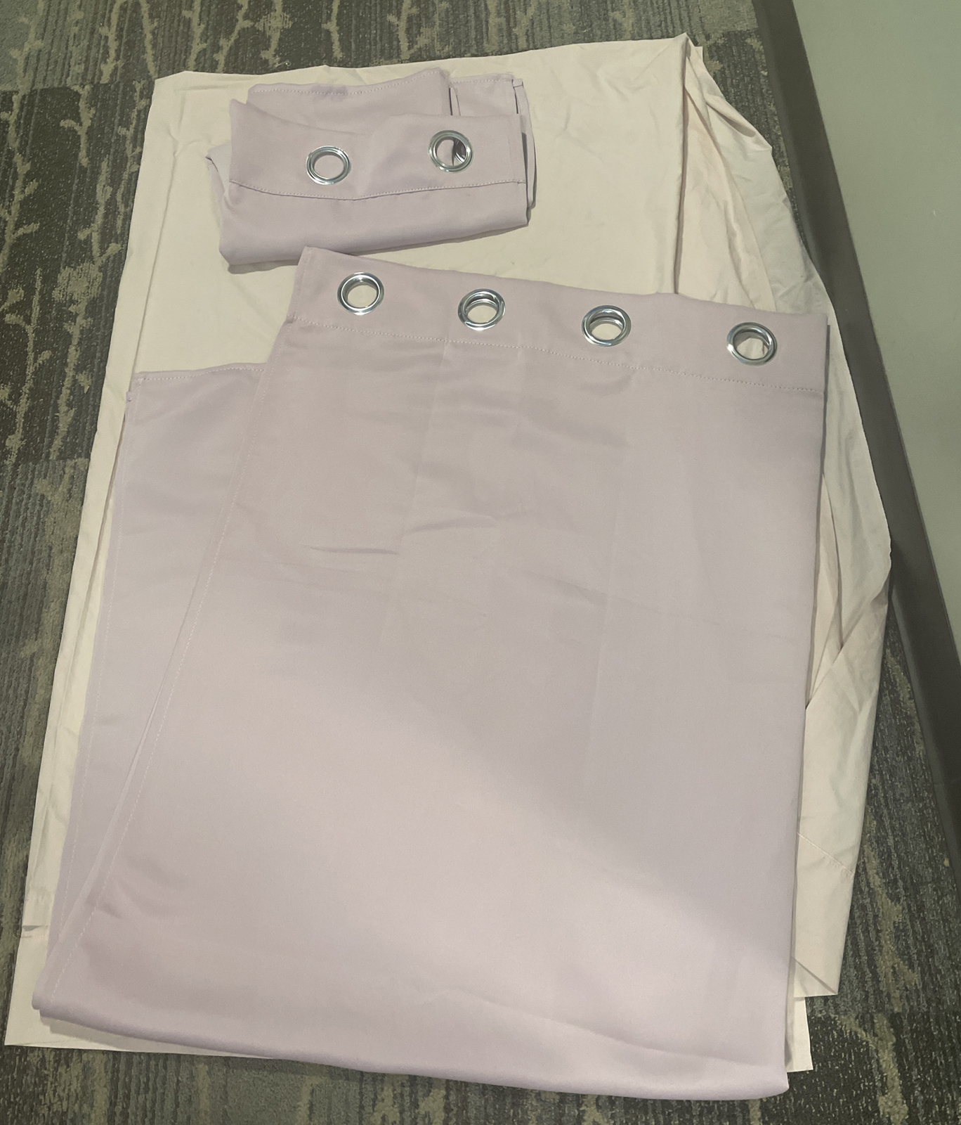Deconova Lilac Pink 52” W X 64” L Panel Set Of (2) Silver Grommet Room Darkening