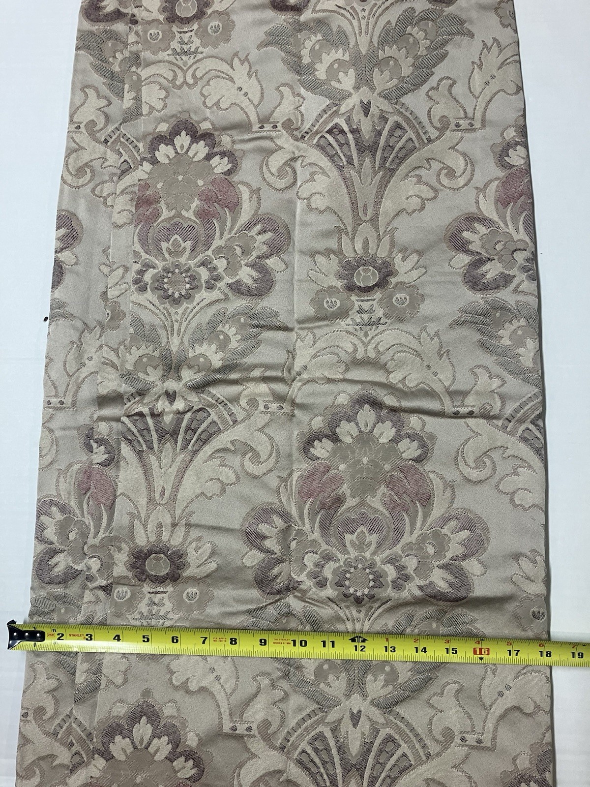 Vtg JC Penney Home Collection Tapestry Brocade Drapery Panels 80 x 84 Rod Pocket