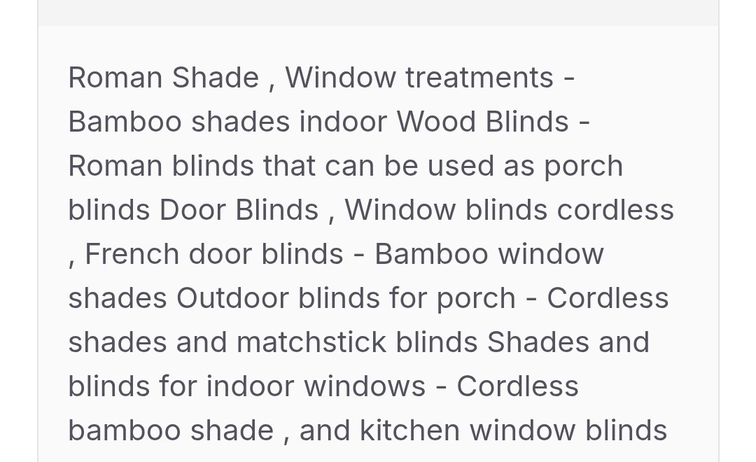 Chicology Cordless Bamboo Roman Shade Light Filtering Brown 27″W x 48″H