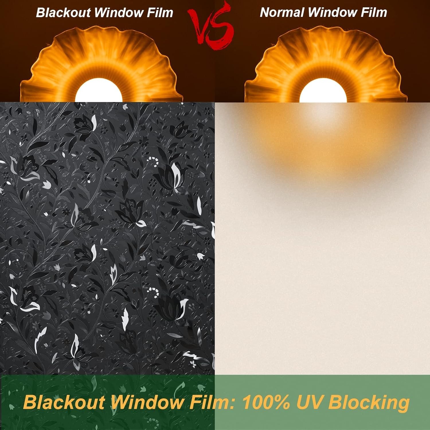 Removable Black Window Cover – Total Blackout & Easy Installation, 17.7×78.7