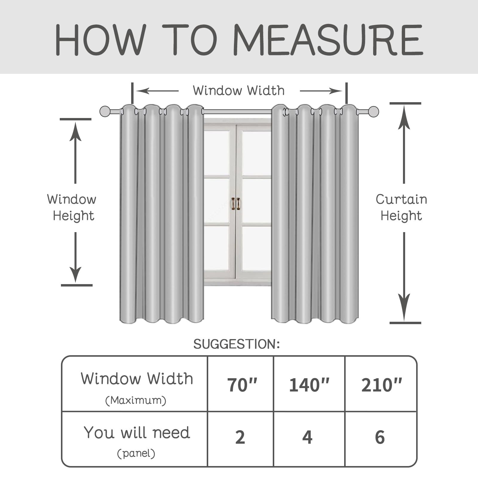 LAMIT Linen Curtains for Living Room 84 inch Length 2 Panels Set, Light Filte…