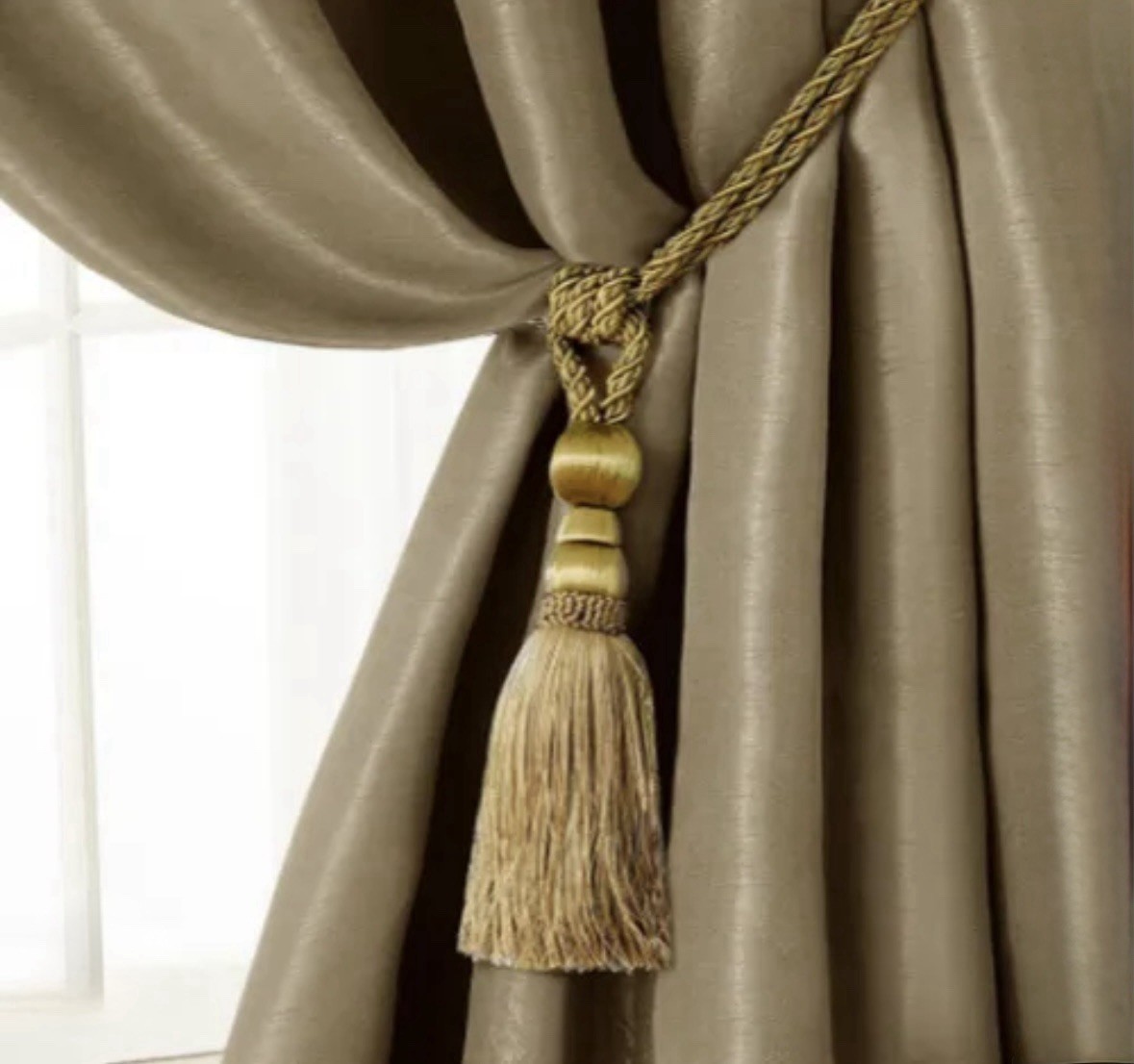 Curtain Drapery Tassel Tiebacks Different Styles & Colors NEW