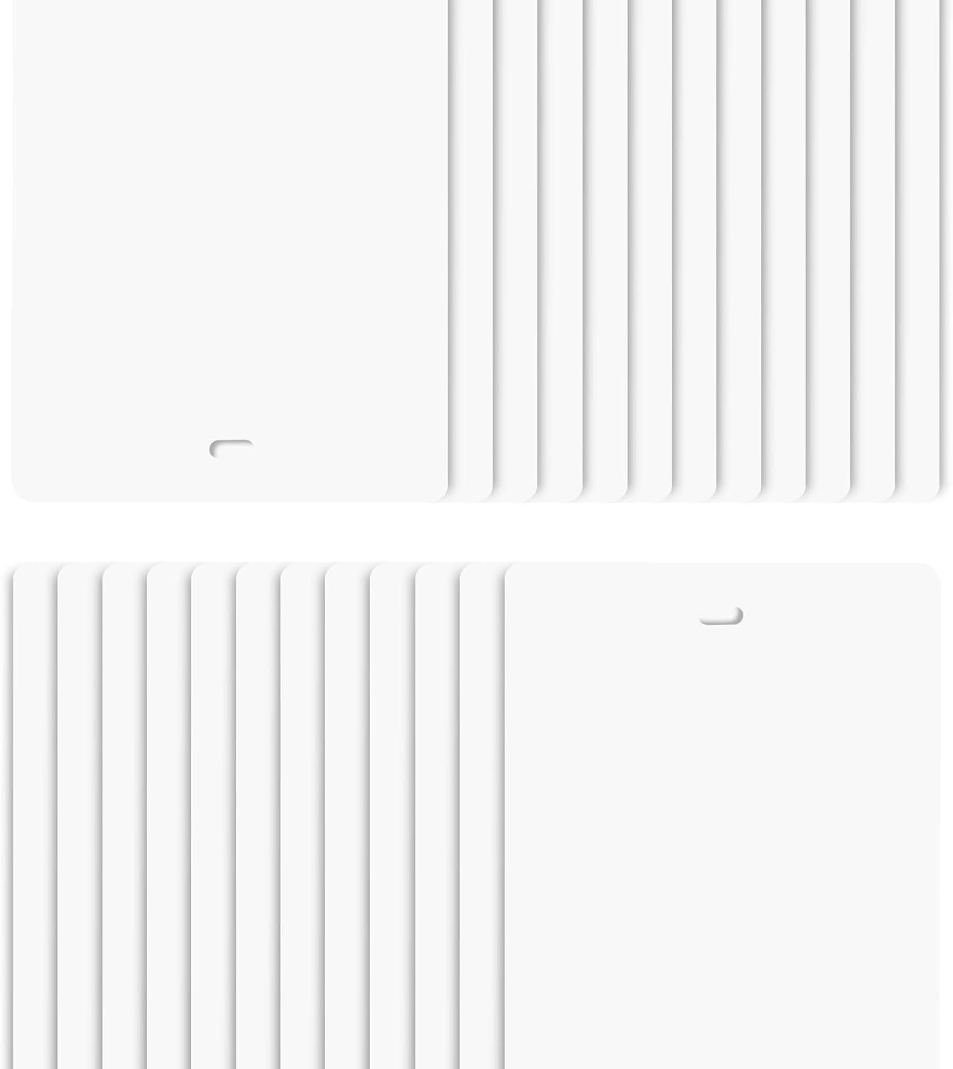 82.5″ White Vertical Blinds Replacement Slats for Sliding Doors (24 Pack)