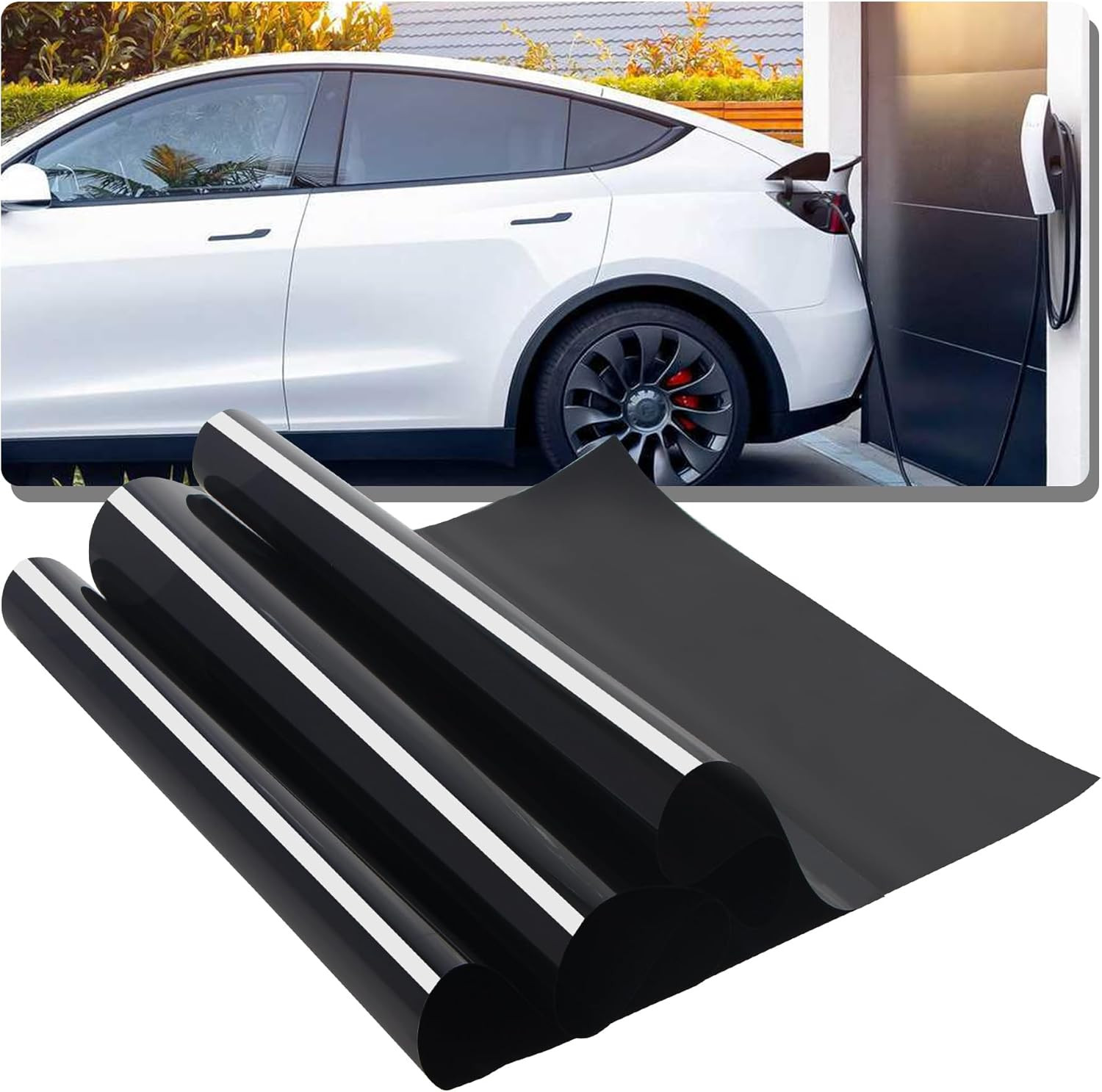 5% Nano Ceramic Car Window Tint Film 20″x10ft UV IR Heat Block Privacy