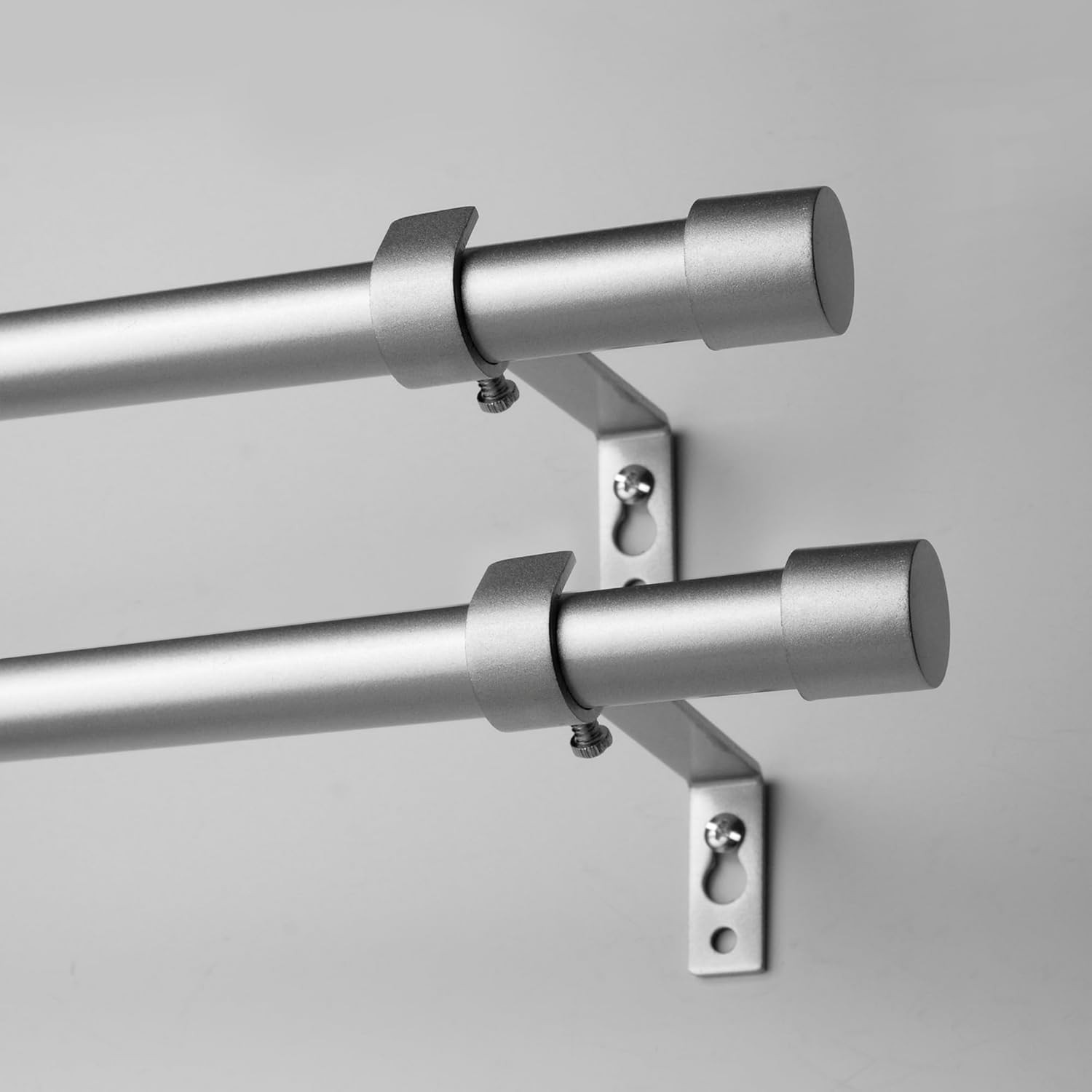 Curtain Rods Modern Minimalist Style,3/4 Inch Diameter Adjustable Curtain Rods f