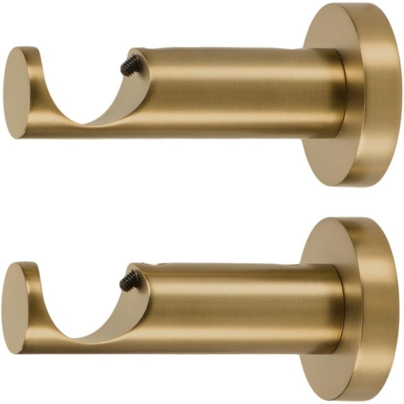 Curtain Rod Brackets Wall Ceiling Mount Durable Alloy Steel Universal Holders US