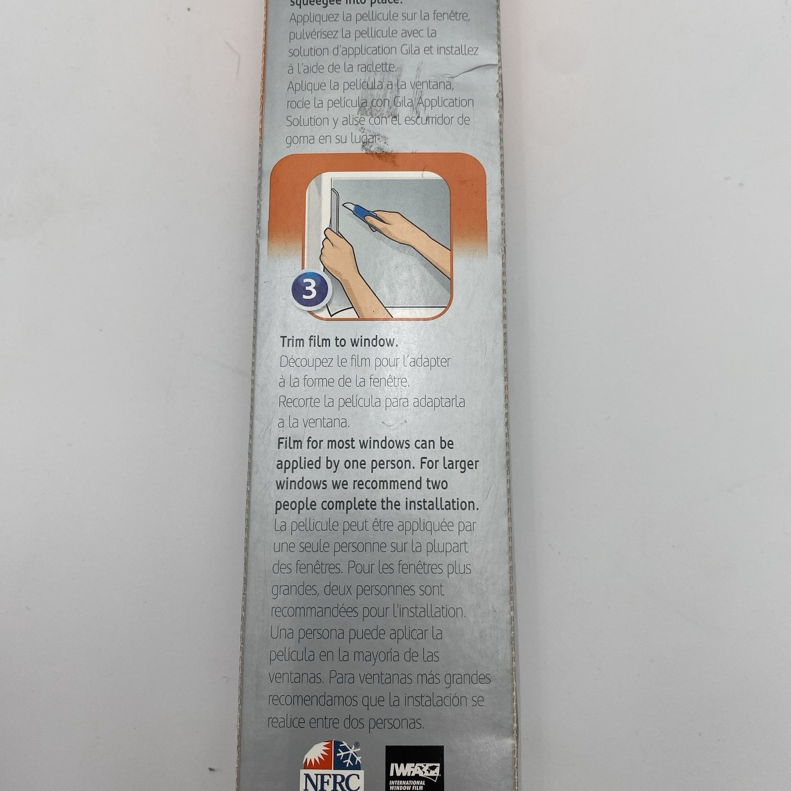 Gila 3 Ft x 6.5 Ft Glare Control Static Window Film Bronze CDB78 Rejects 97% UV